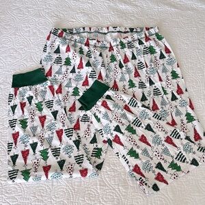 Adult Size Xmas Tree Print Pajama Pants